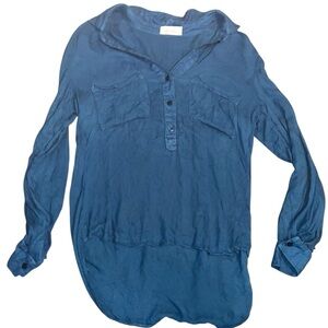 Bella Dahl Navy Button-Down Shirt